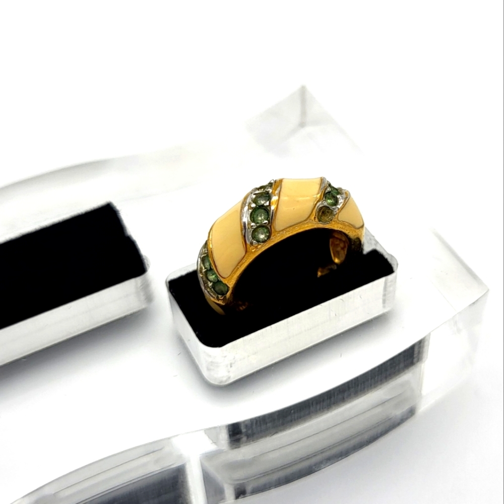 18k gold plated ring